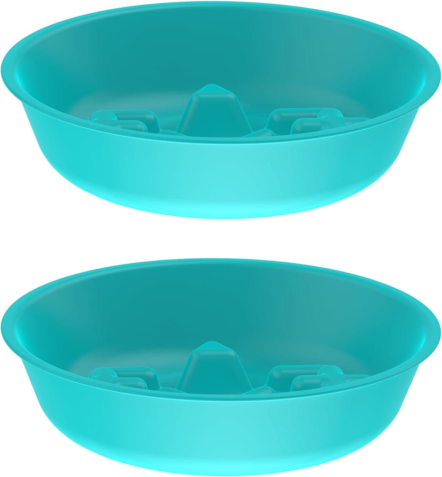 HoneyGuaridanSlow Feeder Dog Cat Bowls, Anti-Choking Dog Food Bowls, Interactive Dog Feeding Bowls for Small & Medium Sized Dogs, Slow Down Pets Eating, Compatible with Automatic Feeder (2 Packs)