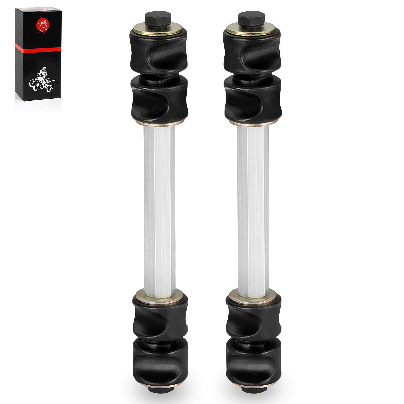 2 Rear Stabilizer Linkage Rod Shaft Kit For Polaris Ranger 500 2x4 4x4 6x6 05~09
