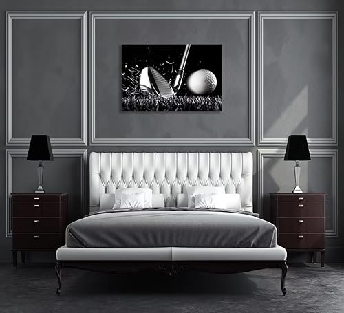 Vista 237 de chenchenArt Arte de pared de campo de golf de Estados Unidos, TPC, Sawgrass Golf Course, impresiones en lienzo, decoración de pared de golf para Rojo