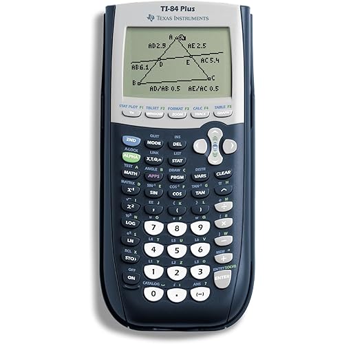 Texas Instruments TI-84 Plus Graphics Calculator, Black 320 x 240 pixels (2.8" diagonal)