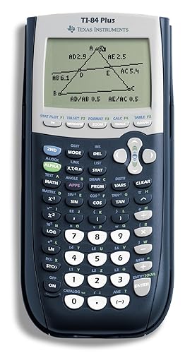 Texas Instruments TI-84 Plus - Calculadora gráfica, color negro