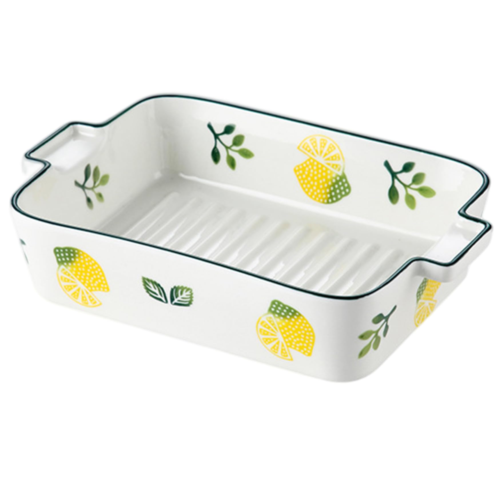 Joli plat à four citron en céramique, idée cadeau pour la cuisine