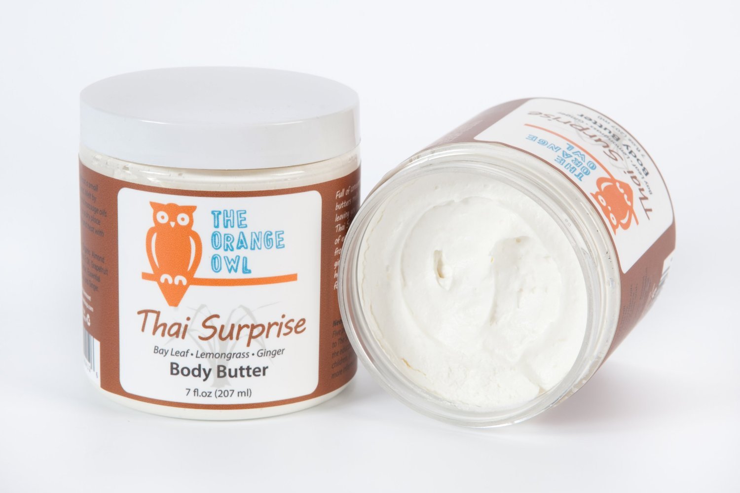 100% Vegan Body Butter - Thai Surprise (Bay Leaf, Lemongrass + Ginger) 7oz.