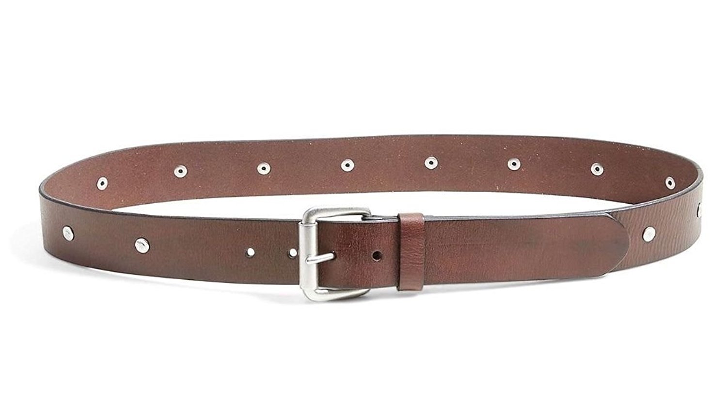 Lucky Brand - Men's - Genuine Leather Hammered Stud Belt (38)