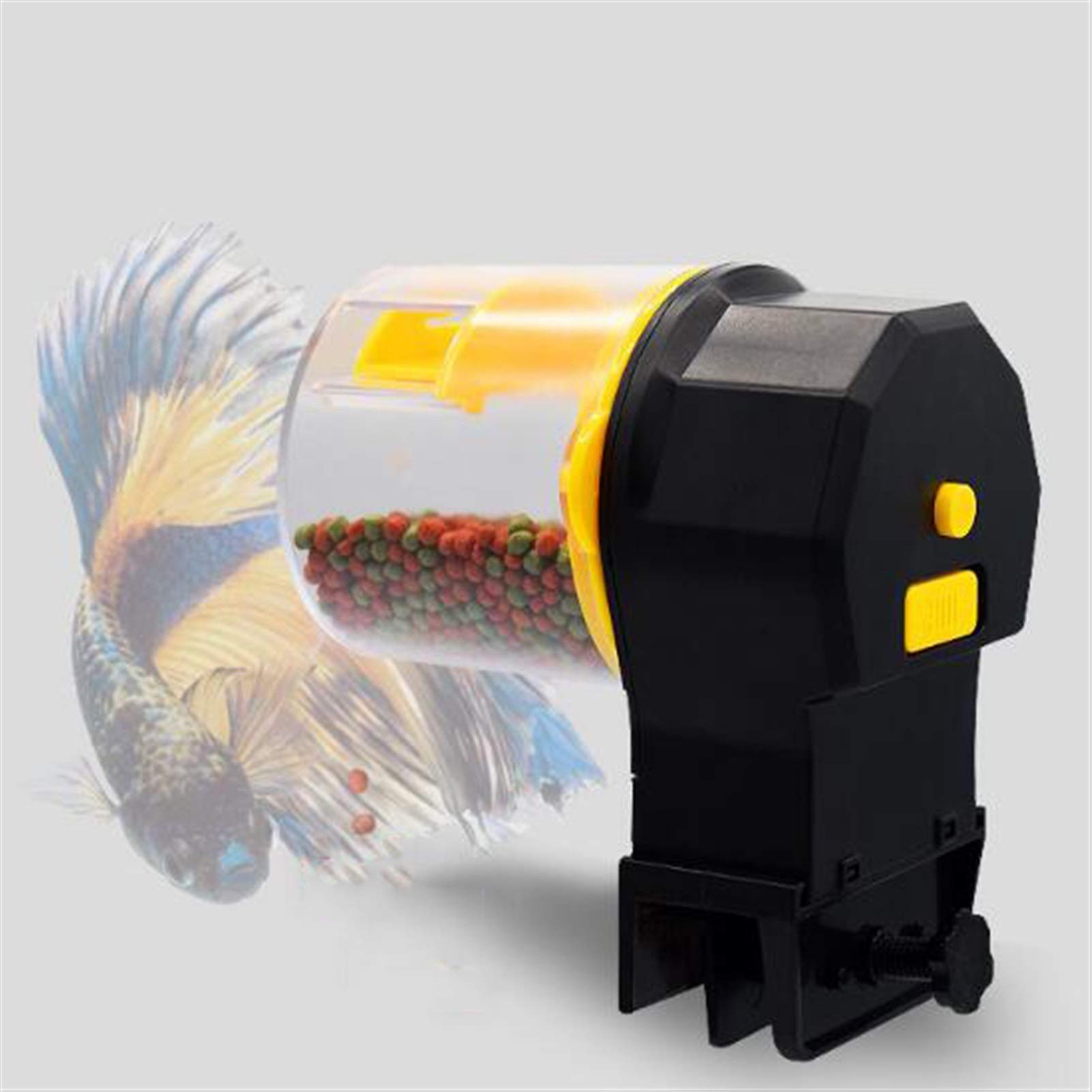 Automatic Fish Feeder Alimentatore for Pesci con temporizzazione Intelligente mangiatoia Alimentatore Automatico Elettrico programmabile a Prova di umidità for Acquario