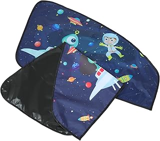 Milisten 2 Pçs Cortinas De Proteção Solar Para Carro Cortinas De Bloqueio De Viseira Cortinas De Saia Para-Brisa Proteção Solar Itens Essenciais Para Adultos Cortinas Blackout Para