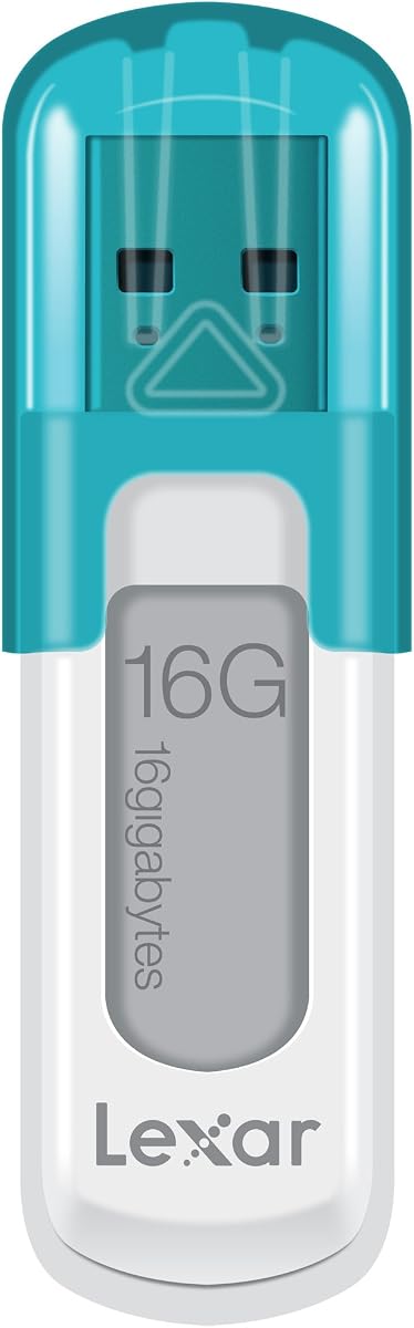 Unidad flash USB JumpDrive V10 de 16 GB LJDV10-16GABNL (verde azulado)