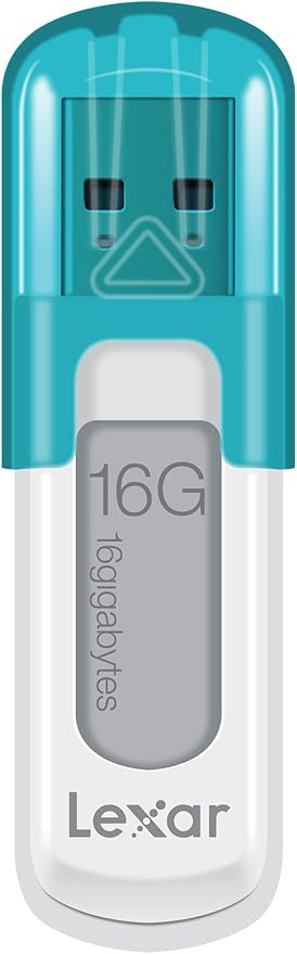 Lexar JumpDrive V10 16GB USB Flash Drive LJDV10-16GABNL (Teal)