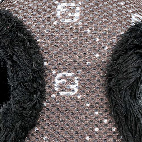 Ferplast Arnés Para Perros Gatos Nikita Fur XS, Transpirable, Piel Ecológica Suave, Cintura Ajustable, Taupe - Image 4