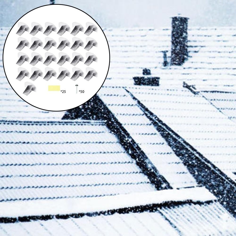 Snow Stop System Eisschutz, 10,2 cm breit, 25 Stück