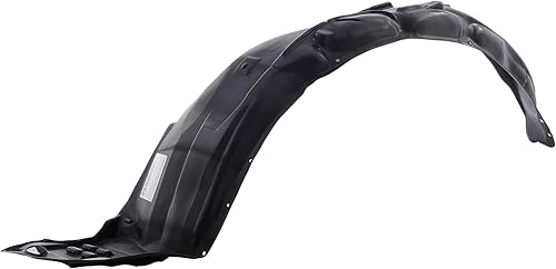 Miniatura 3 de CarPartsDepot Protector de guardabarros delantero lado izquierdo sin aislamiento de espuma interior protector contra salpicaduras compatible con