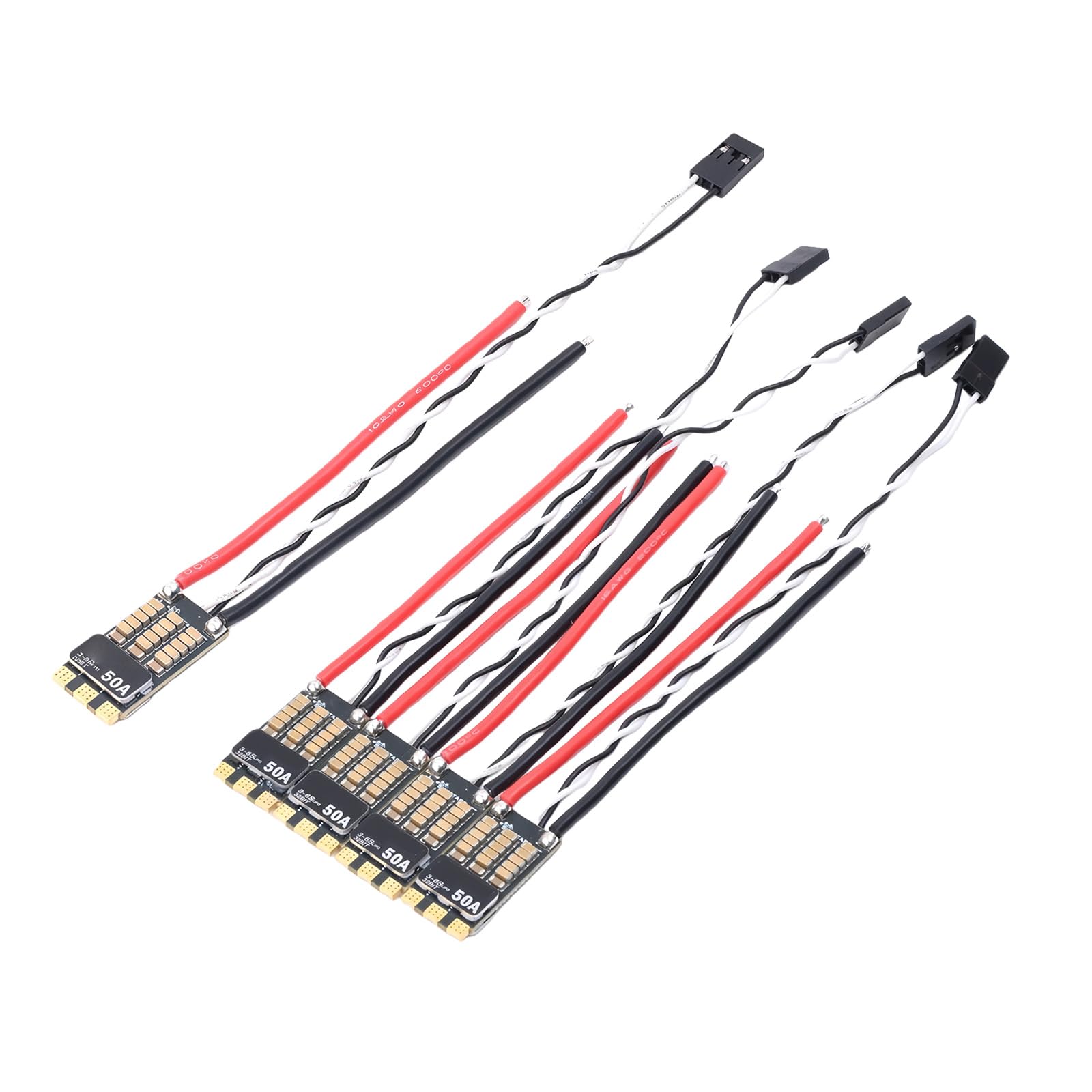 NUEAYMS ESC AM32 programmabile con Protezioni trascinamento inverso per Un Migliore Controllo manovra Quadricotteri FPV Controllo elettronico della velocità