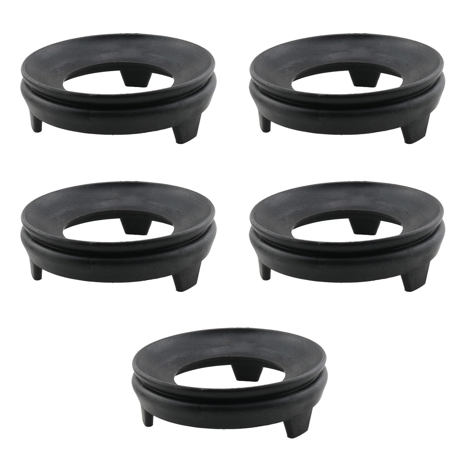 Photo 1 of HJGarden 4PCS Black Stone Egg Sphere Holder Tray Crystal Ball Display Base Stand Holder Sculpture Ball Egg Display Stand Ostrich Egg Tray Base Pedestal Stand Goose Egg Stand Holder