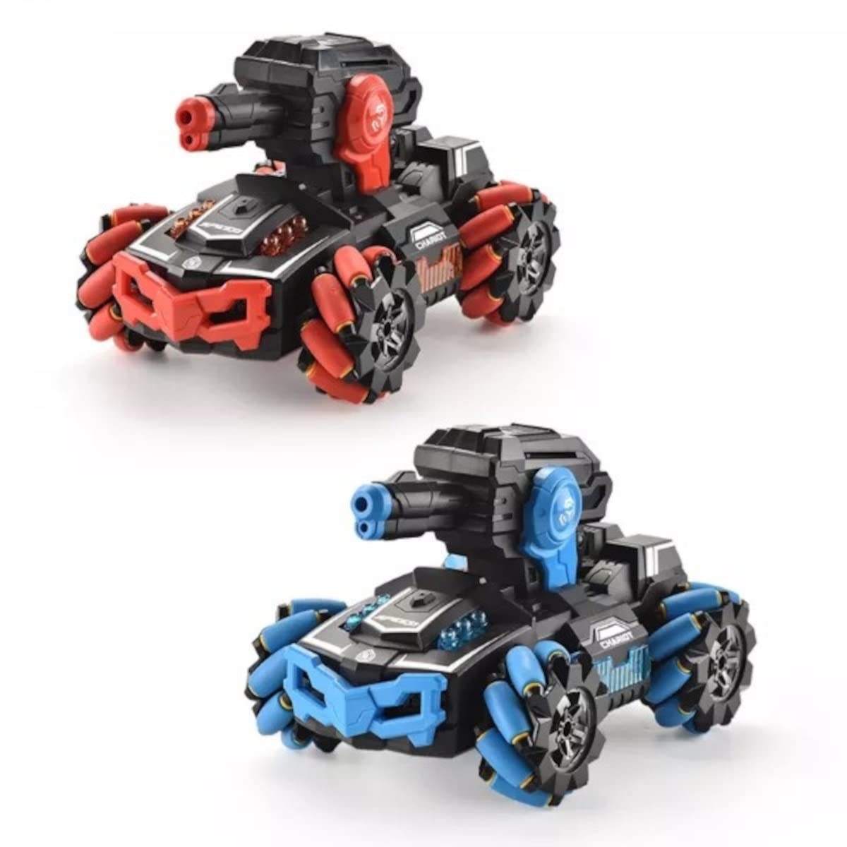 Remote Control Tank That Shoots, Watch Remote Control Car Toy Racing Stunt RC Drifting Cars with Led Lights and Music,Suprise Birthday Gifts for Teen Boys Girls Adults Red