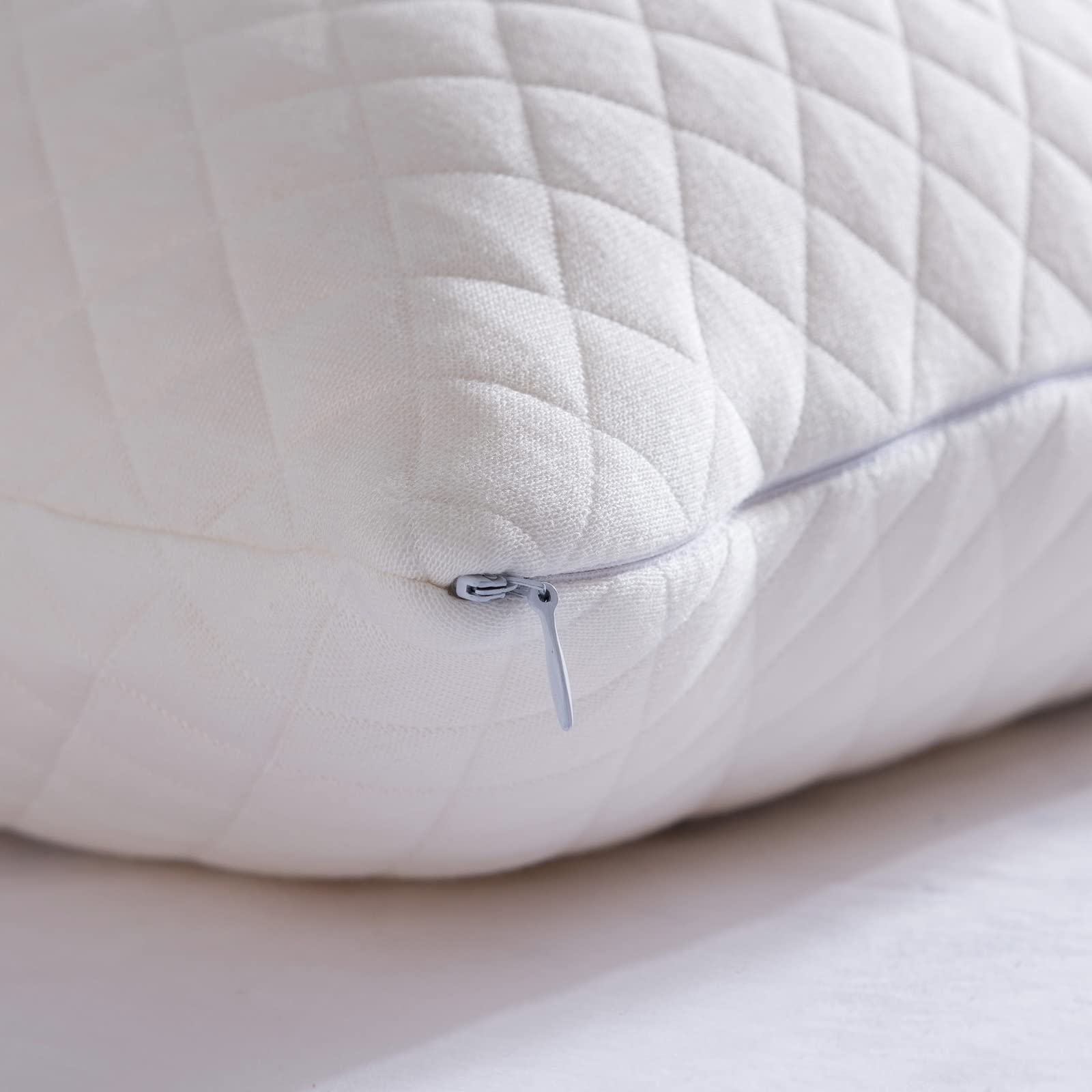 Cuscino viscoelastico morbido per dormire a faccia in giù e a faccia in su, cuscino decorativo in schiuma viscoelastica, 2 grandi cuscini per divano