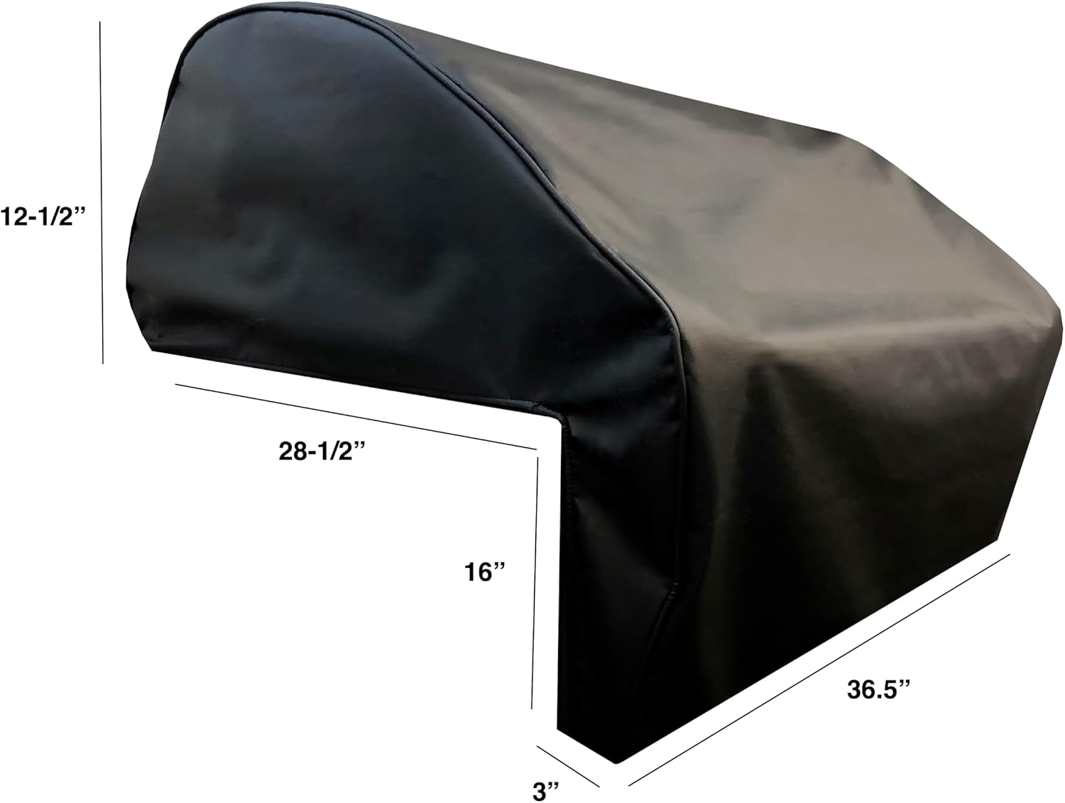 Windproof Covers 36 inch Heavy Duty Premium Grill Cover to fit Recteq E-Series 1300 Pellet Built-in Grill