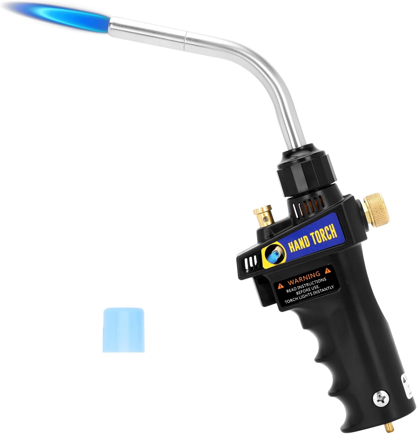 Upgraded 0386-1293 Turbo Extreme Tx504 for Turbo Torch, 0386-1299 T-503 for Turbo Torch Kit, Quick Disconnect, Adjustable Blowing Torch for Brazing, Heating, and Welding, Propane/MAPP/Acetylene Fuels