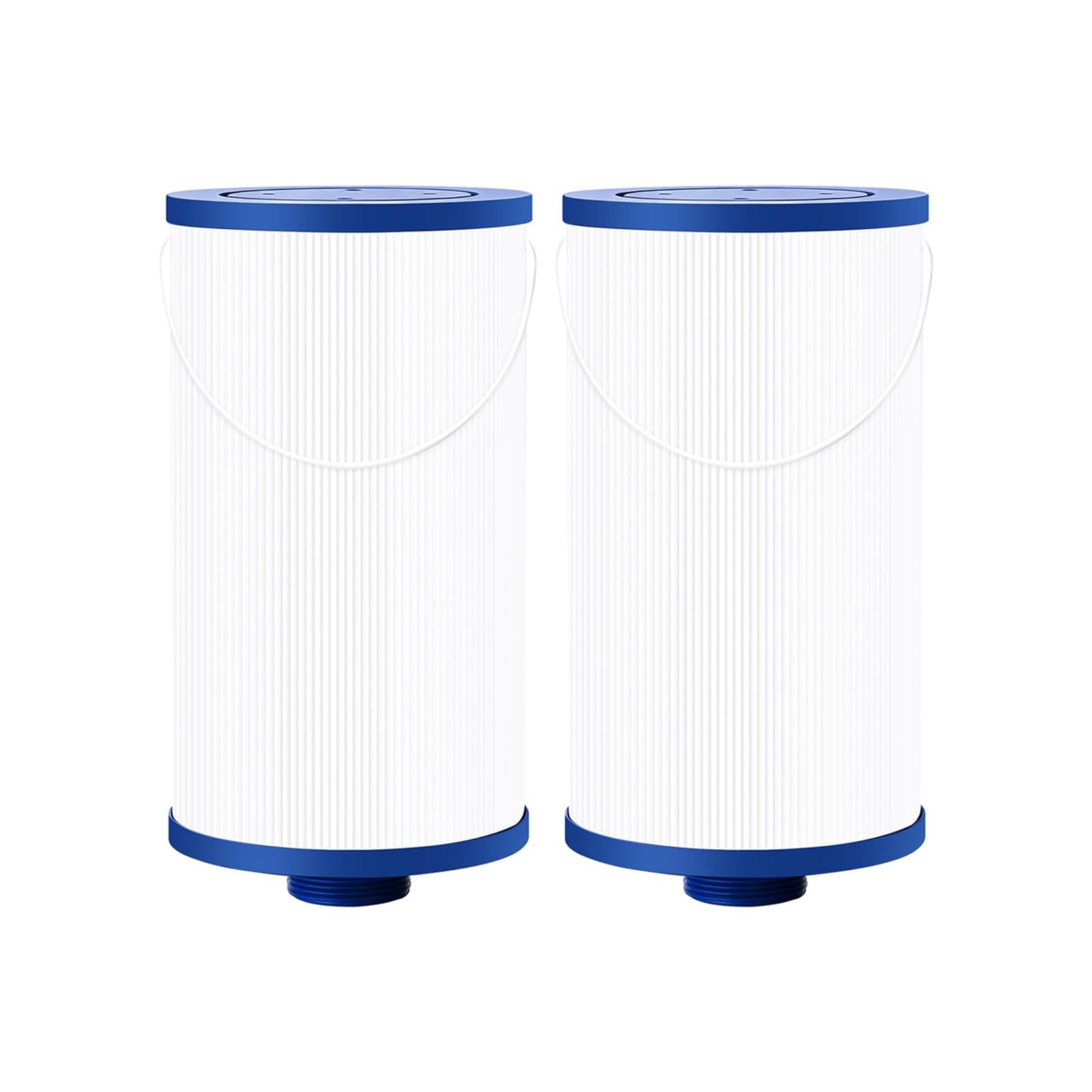 Cartucho de Filtro de SPA de Repuesto para Mantenimiento de Piscinas, Modelo 2402, Paquete de 2, Compatible con PFF42TC-P4 y 303279, Cuerpo Plisado con Parte roscada