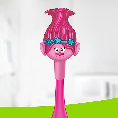 Miniatura 9 de FIREFLY Play Action Trolls - Kit de cepillo de dientes inteligente sónico, cepillo de dientes eléctrico interactivo con luces, música y juegos,