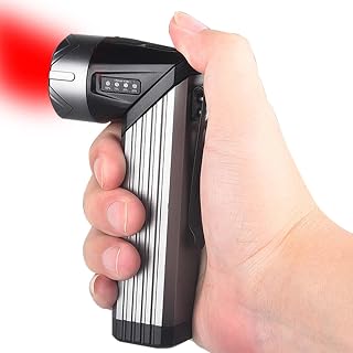 Right Angle Flashlight - Rechargeable Foldable Magnetic LED Flashlights - 90 Degree Twist Pocket Clip Magnetic Base Built-in Lithium Battery Dalian