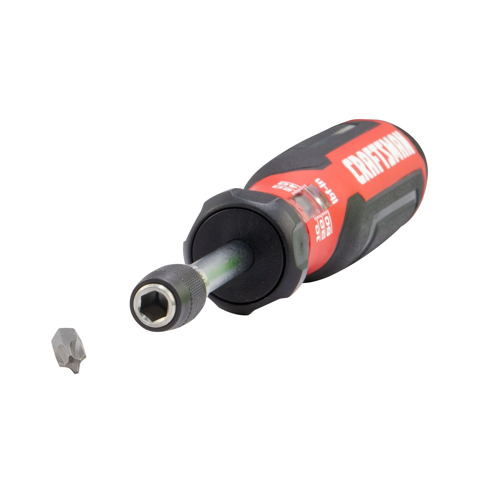 CRAFTSMAN CMHT68130 Zestaw wkrętaków dynamometrycznych z miejscem do przechowywania, 2,5 cm Phillips, szczelinowe, sześciokątne, torx i kwadratowe, 29-częściowy