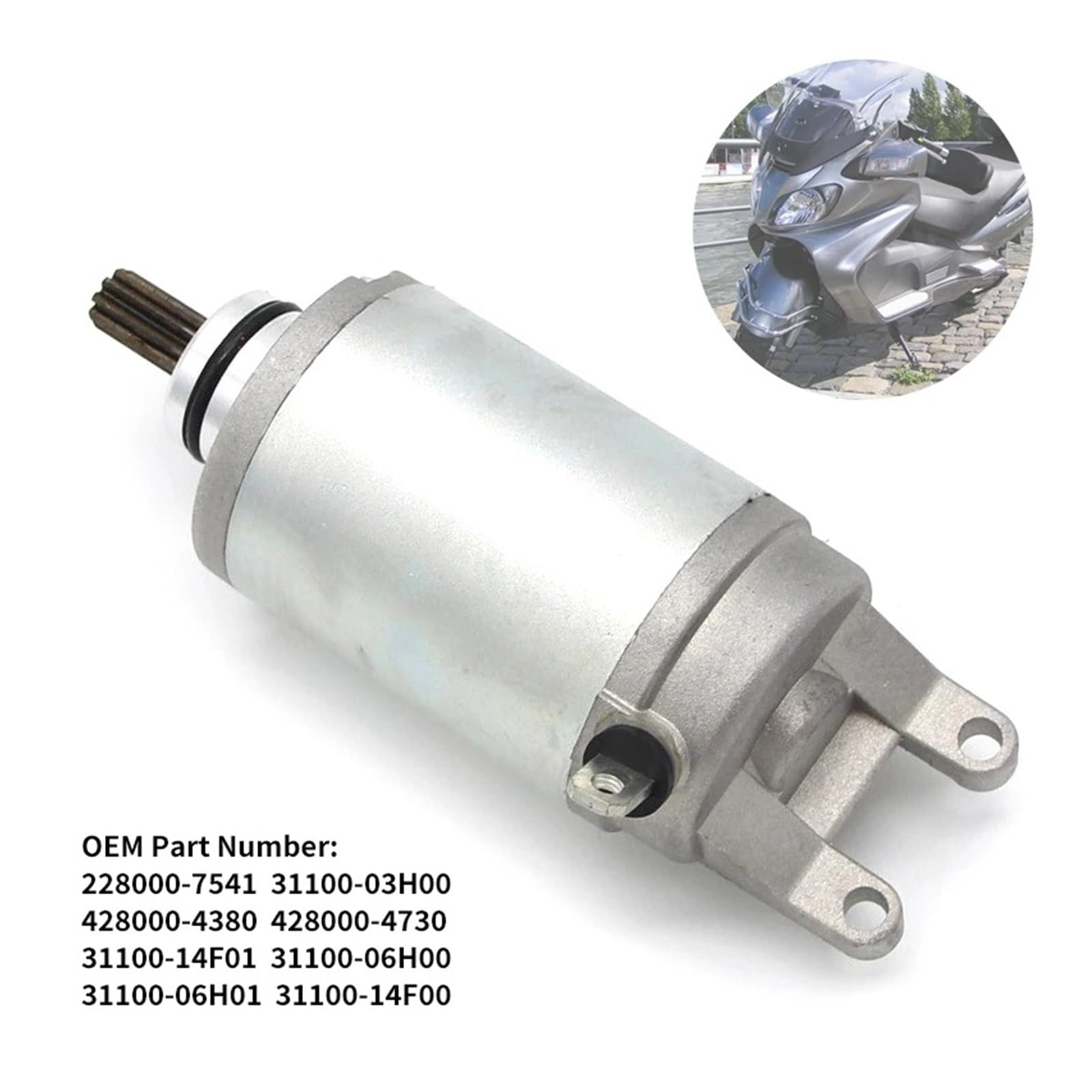 MOTORINO AVVIAMENTO SUZUKI AN BURGMAN 400 2010 2011 2012 2013 2014