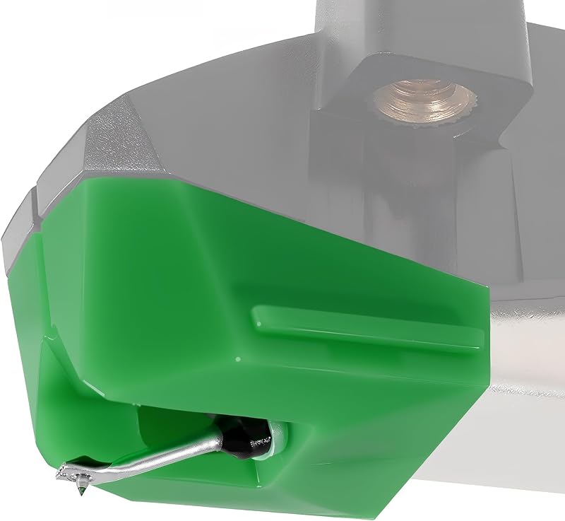 AT-VMN95E Record Player Needle Fits for Audio-Technica AT-LP120X-USB Model | Elliptical Turntable Stylus Replacement for AT-VM95E Cartridge, Include Lead Wires & Stylus Brush