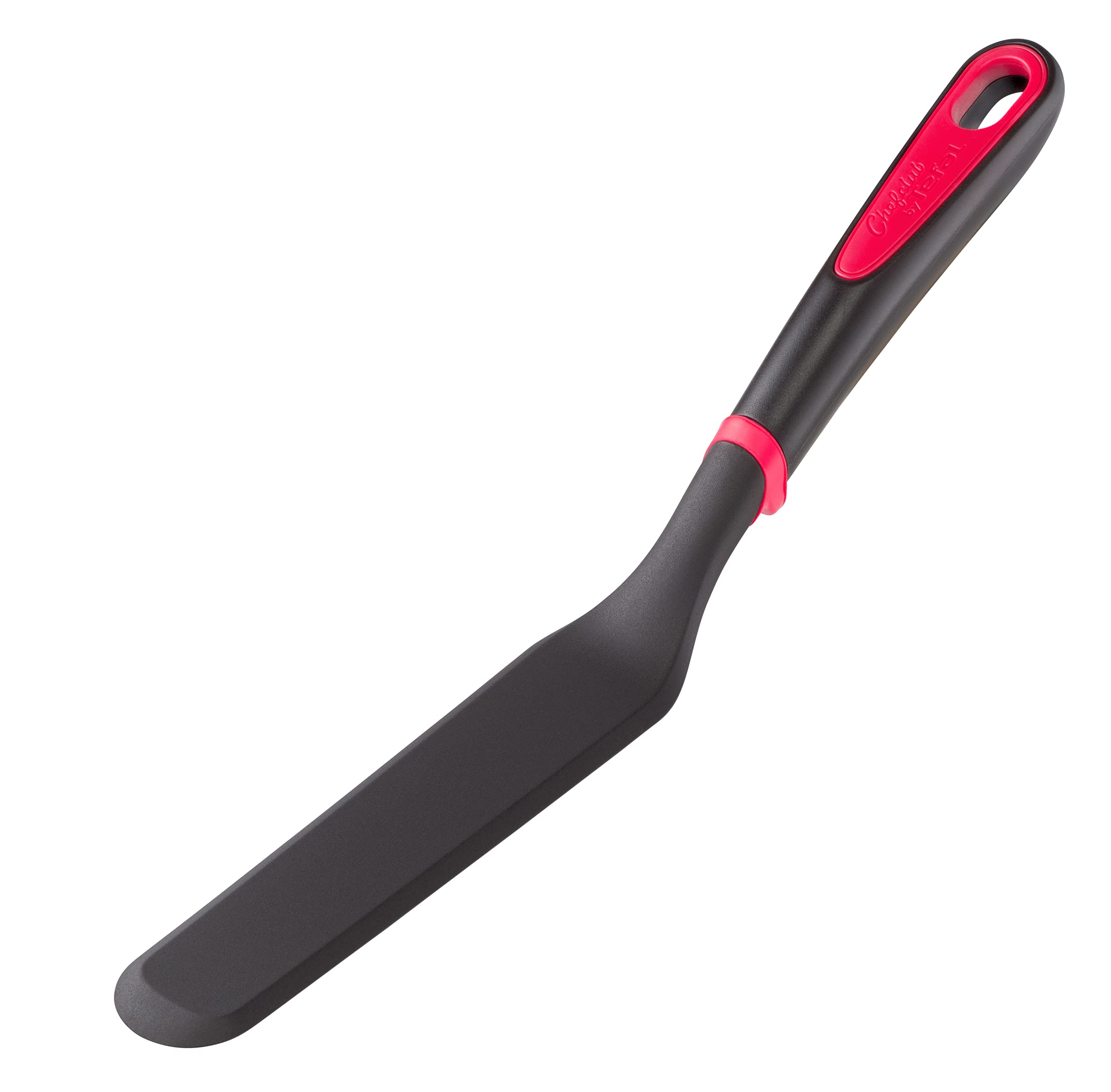 Tefal Chefclub by Tefal Set 4 ustensiles, Louche, Cuillère, Spatule à angle, Spatule à crêpes, Anneau de sécurité silicone, Haute qualité, Résistant à la chaleur jusqu'à 230°C K263S404