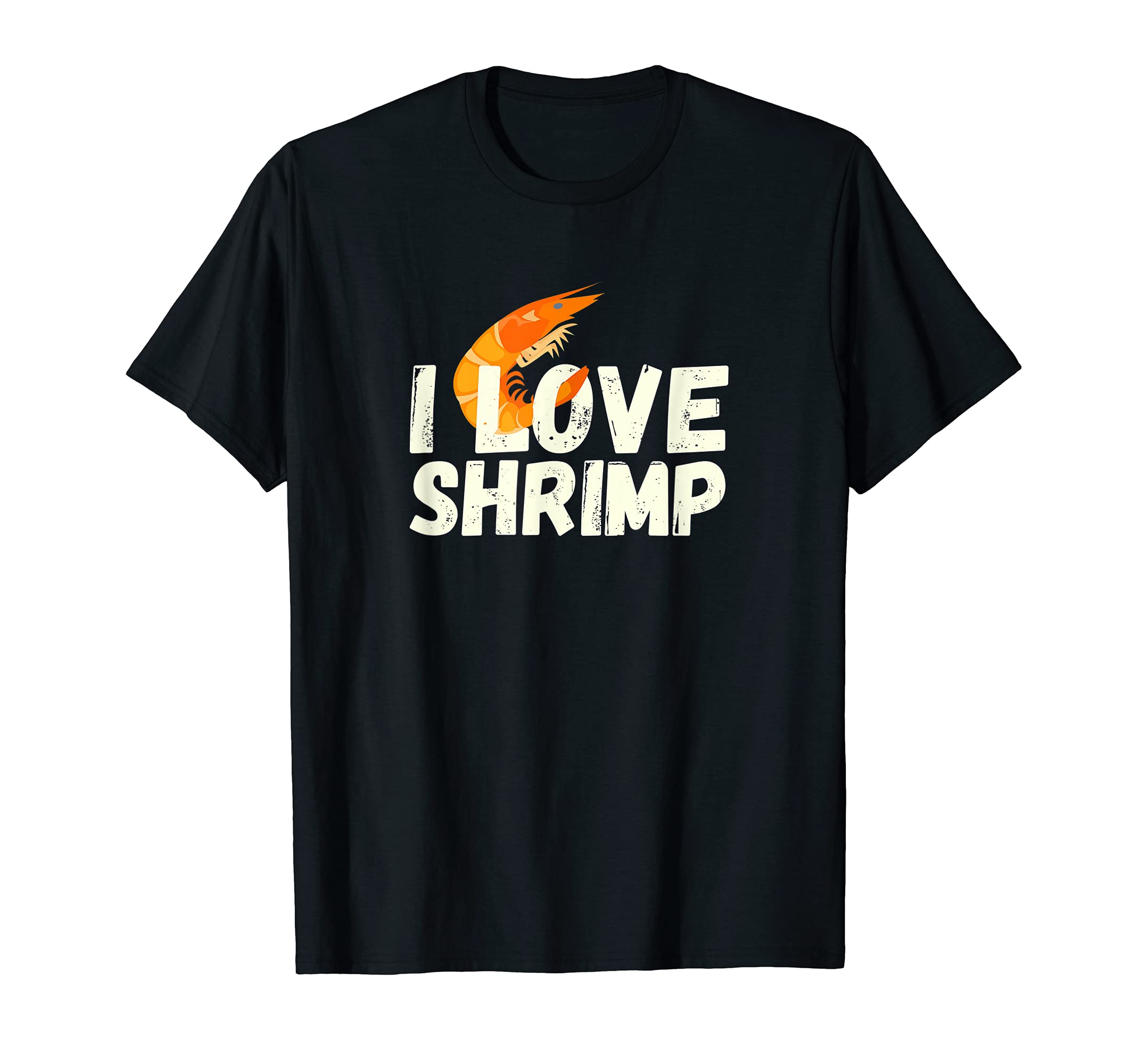 ShrimpTeesI Love Shrimp Shirt - Shrimp T-Shirt - Graphic Shrimp Tee