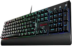 Teclado Mecânico Gamer Redragon KALA K557RGB USB Switch Marrom