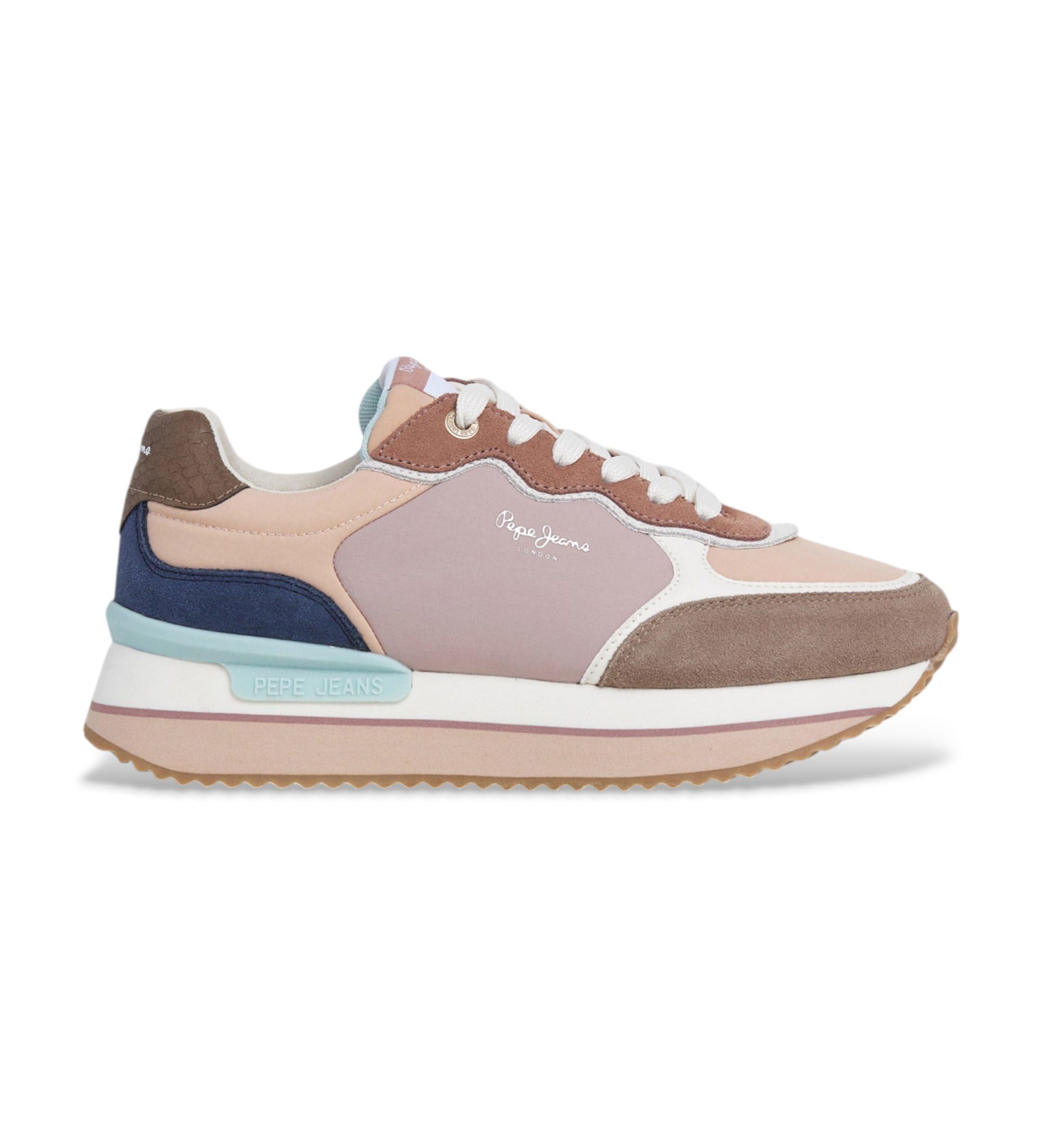 Pepe Jeans Women's Marron Trainers Rusper Combi