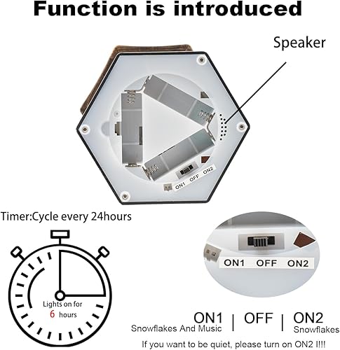 Miniatura 93 de Linterna de globo de nieve de Navidad de 10 pulgadas con cardenal, globos de nieve brillantes iluminados con música y temporizador, decoraciones