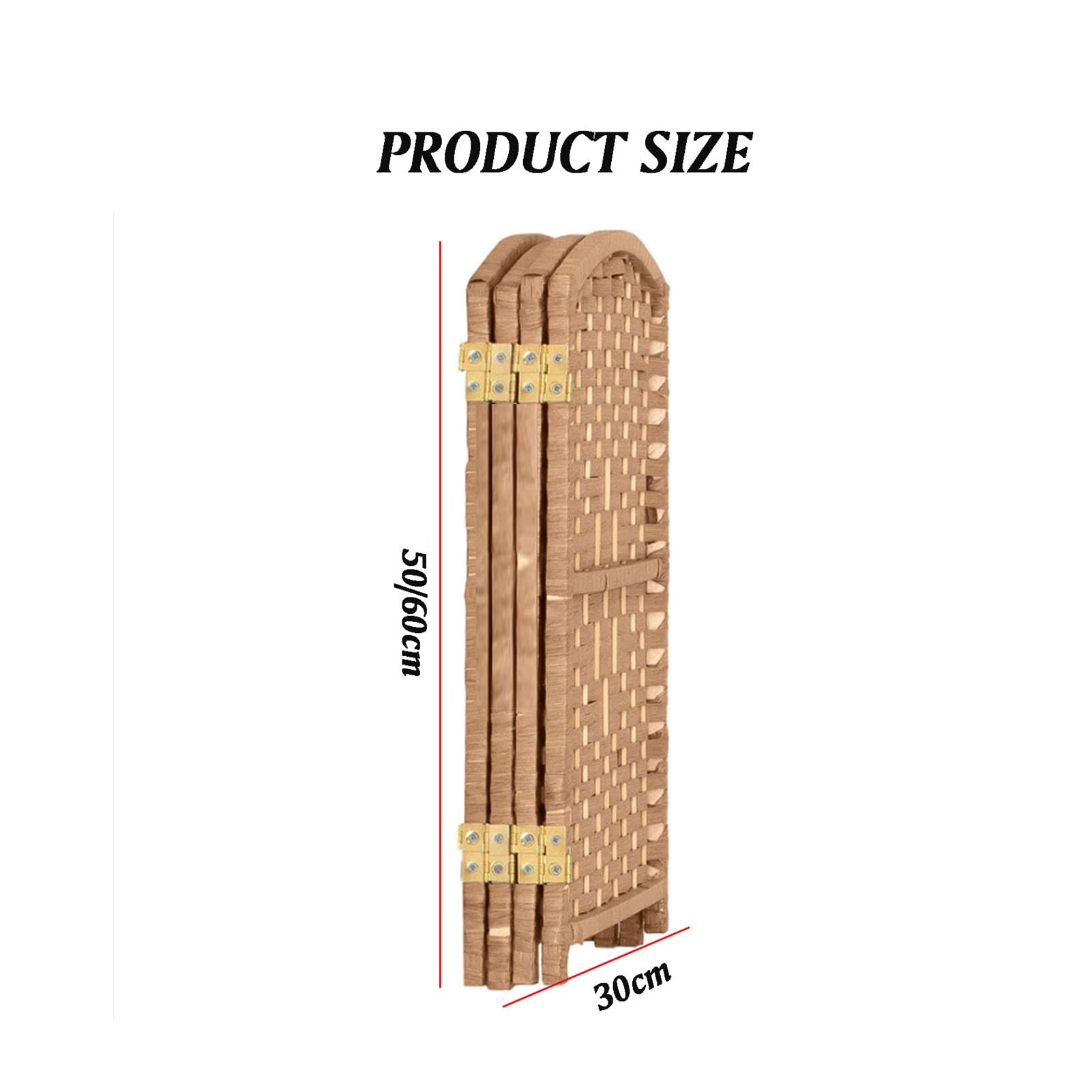 Ręcznie tkany składany rozdzielacz 5 sztuk do salonu sypialni i biura solidny krótki opatrunek Sn (kolor: 3 50 x 30 cm)