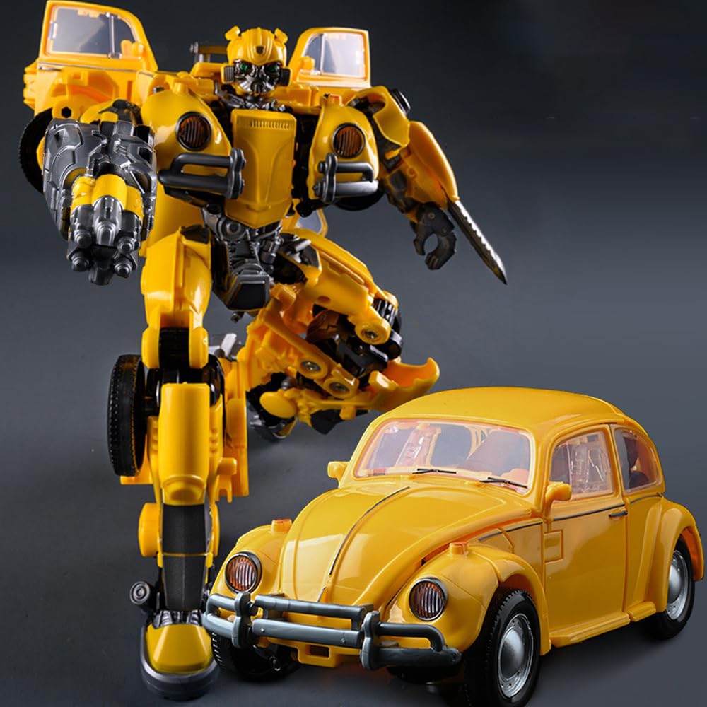 SYOSIDeformation Robot, Deformed Car Robot Action Figure Alloy Model Portable Gift for Girls Boys Fun and Interactive