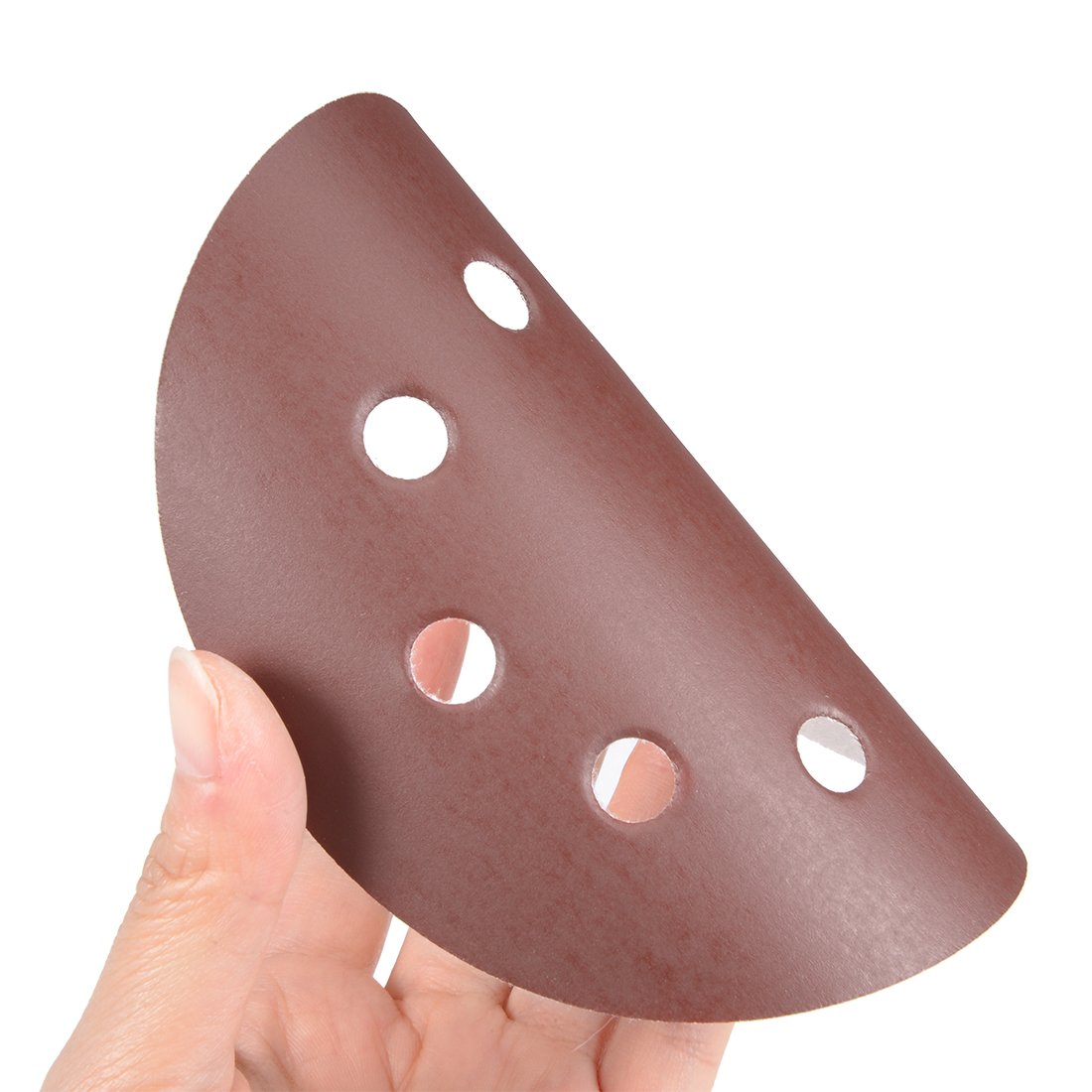 10Pcs 5 Inch 8 Hole Hook and Loop Sanding Disc 1200 Grit Flocking Sandpaper Random Orbital Sander Paper