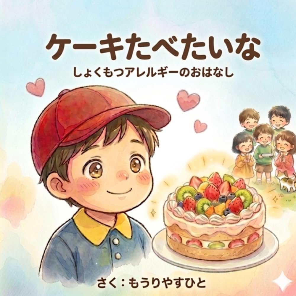 ケーキたべたいな: しょくもつアレルギーのおはなし