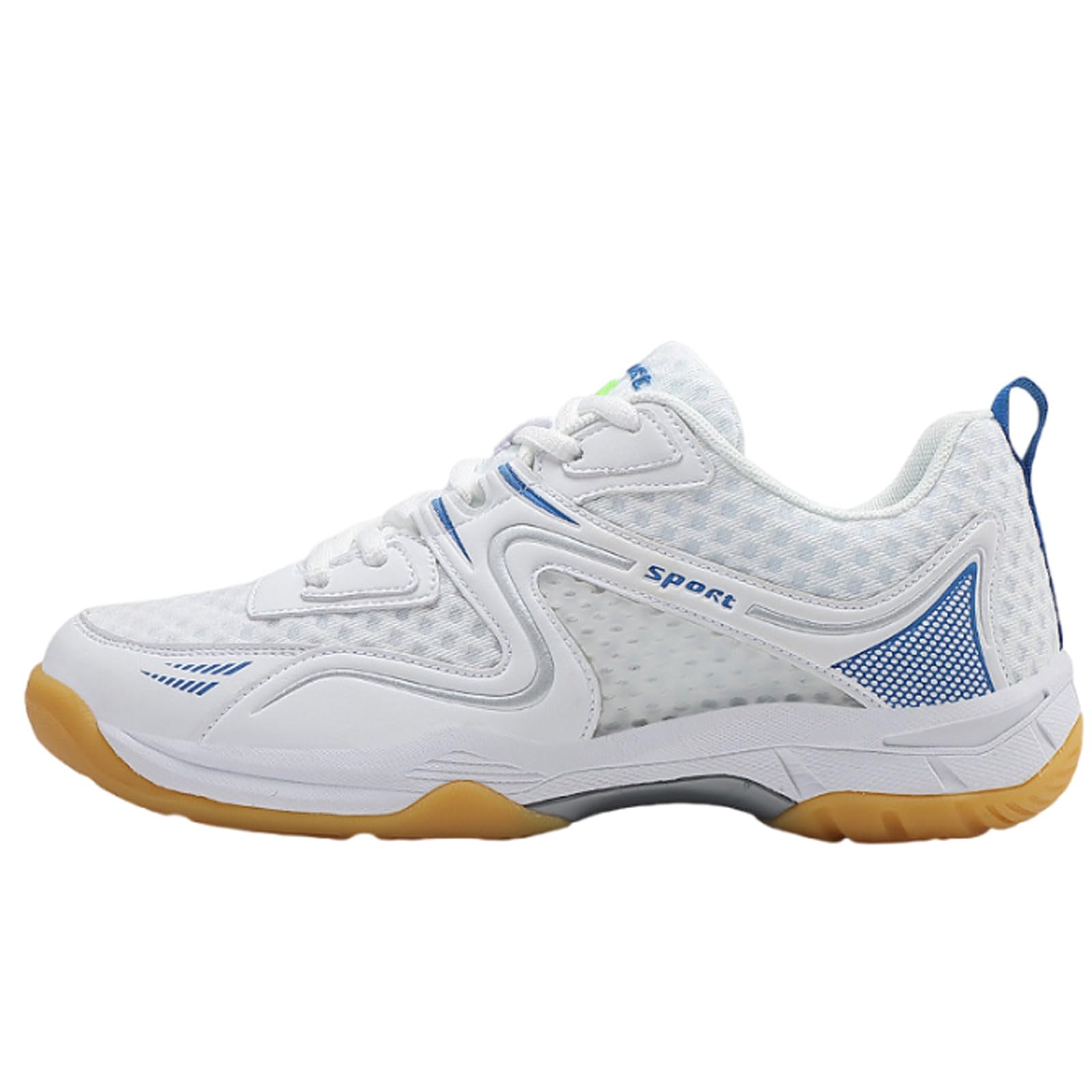 Zapatillas de bádminton Hombre para Exteriores,Zapatillas de bádminton Interiores,Antideslizante,Cómodo,Transpirable,para Tenis de Mesa,Caminar a Diario,el Ocio y Mantenerse en Forma
