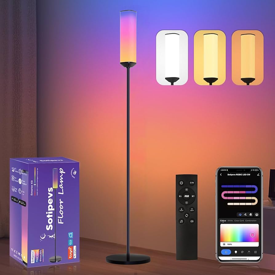 Sotipevs RGB フロアライト 間接照明 Alexa対応 LED Amazon.co.jp : Sotipevs RGB フロアライト 間接照明 Alexa対応