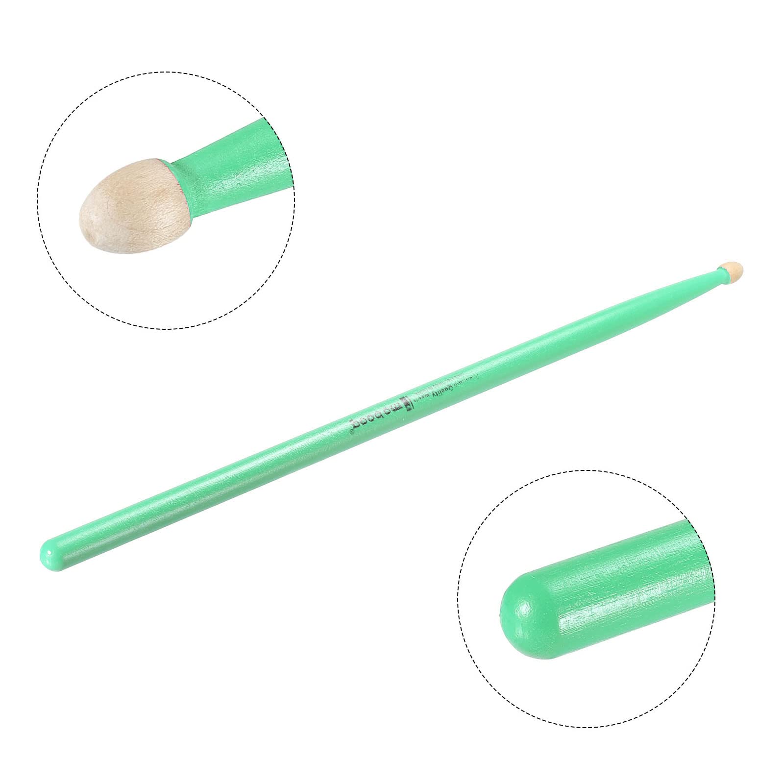 PATIKIL Esdoornhout Drumstick Anti Slip Drum Stick 5A Groen 1