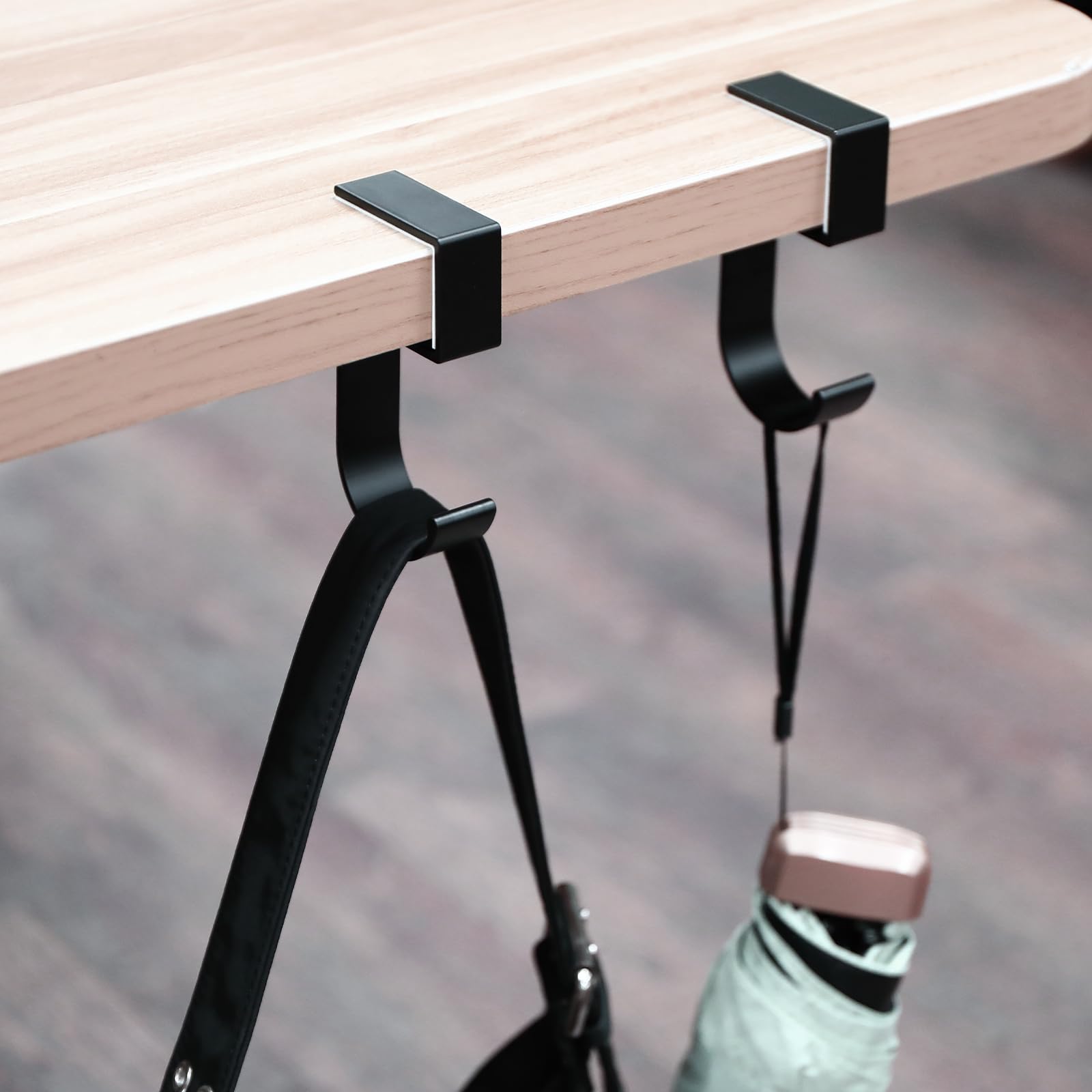 5 Stück Taschenhalter Für Tisch - Aluminium Haken Für Schreibtisch & Bar