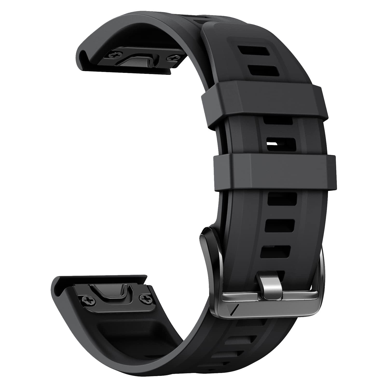 Bracelet rechange silicone 20mm sans irritation pour Garmin Fenix 7S - 8