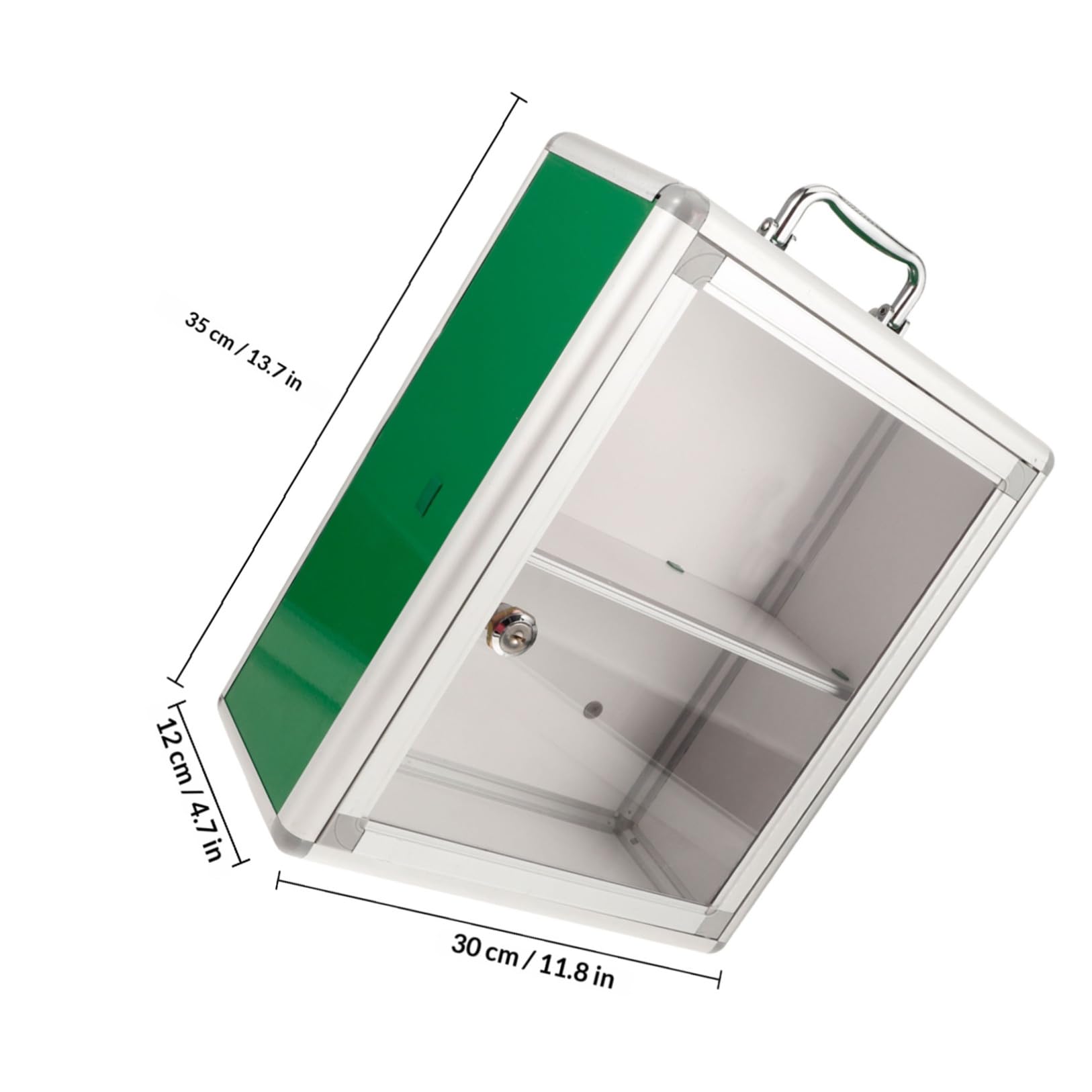Gabinete de Primeros Auxilios Montado Pared Botiquín de Medicina de Gran Capacidad para Almacenaje Conveniente y Emergencias Hogar y Oficina Estuche Seguro Multiusos