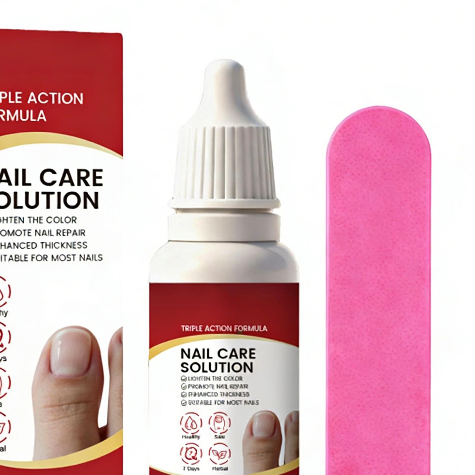 Nail Repair Solution, Strengthening Paznokci Liquid, Brightening Nails Care Fluid, delikatna formuła do pielęgnacji paznokci, ochrona paznokci do odzyskiwania paznokci w domu, do salonu, podróży po