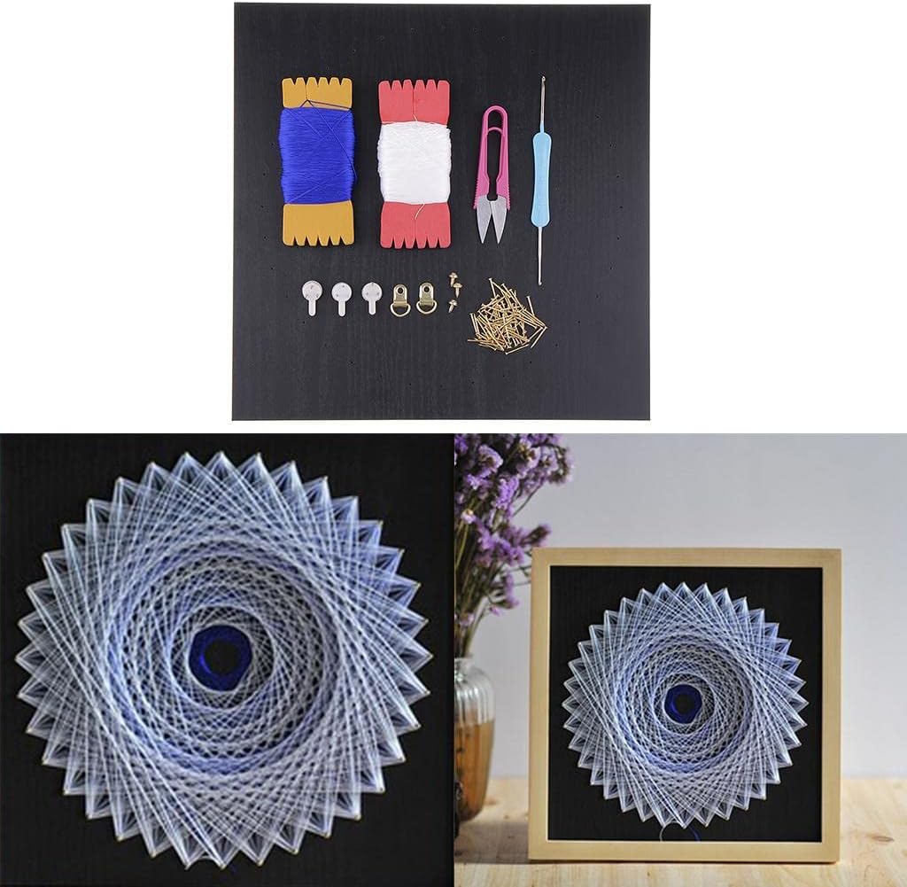 Birds Nest String Art Kit for Kids and Adults - Creative Handicrafts Project with Wood Board, Pins, and Threads - Cultivate Children's Practical Ability and - White