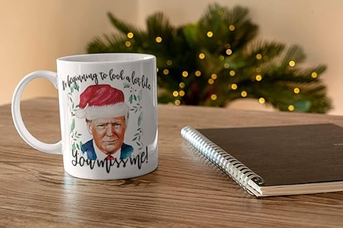Miniatura 2 de Trump - Taza de café divertida de Navidad, linda idea de regalo de amor, inspiración, motivación de corazón, 11 onzas, taza de té de cerámica blanca
