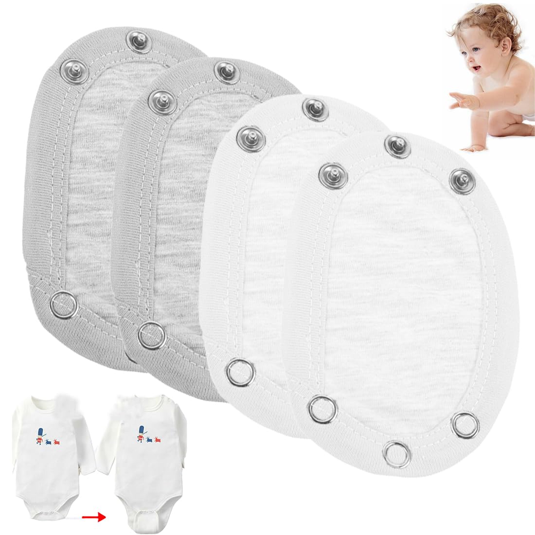 Bambino Body Extender Tutina Romper Extender Baby Utility Pannolino Prolunga Body Neonato