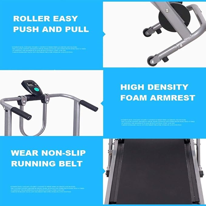 Caminadora Mecánica Plegable Multifuncional para Gimnasio en Casa miniatura 6