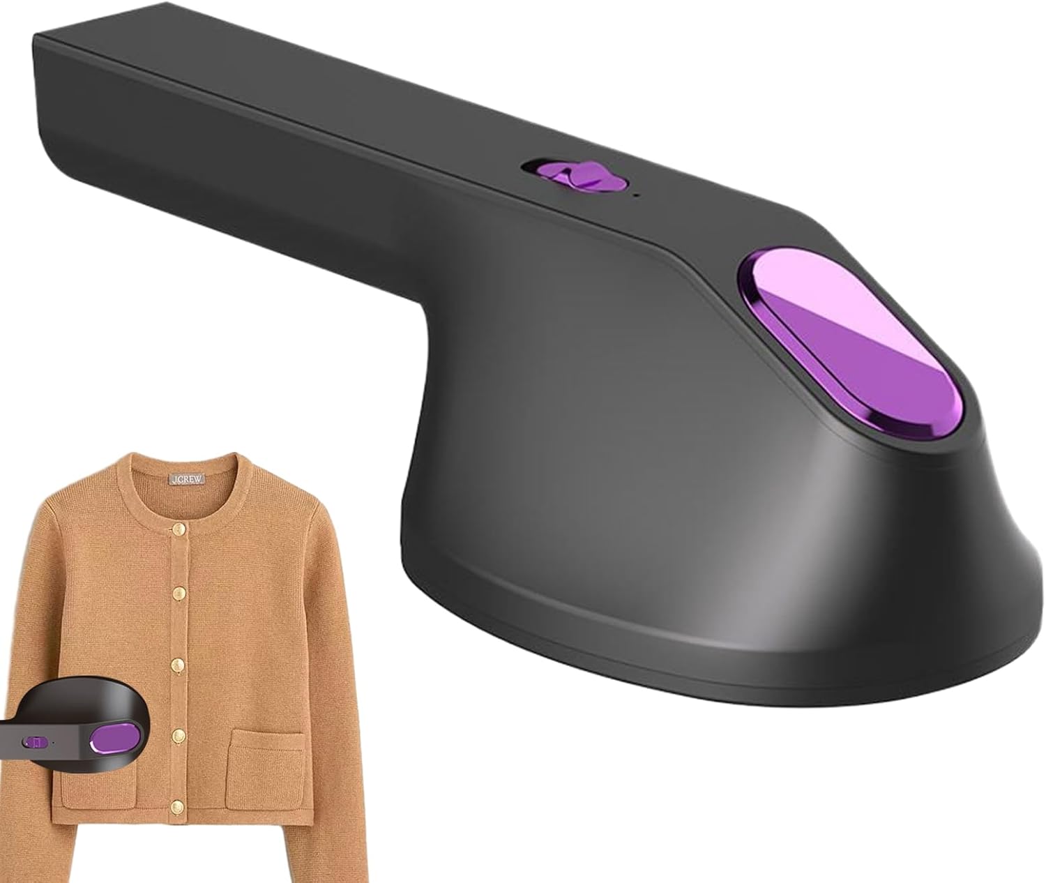 Handheld Steamer – Portable Travel Iron Machine for Garments, Quick Removal, Safe on Cotton, Linen, Wool, Perfect for Home, Trips, Dress Shirts, and Travel Wardrobe Maintenance