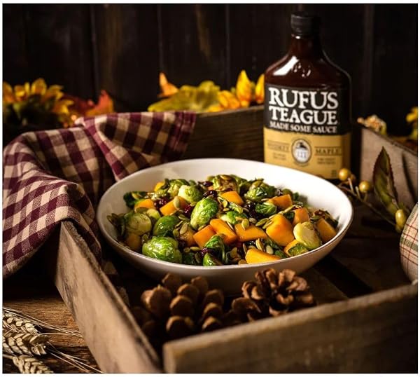 Rufus Teague Sauce BBQ Whiskey Maple 432g – Sauce barbecue sucrée-fumée au sirop d’érable & whiskey – Pour ribs, burgers & BBQ – Cadeau homme gourmet - 2