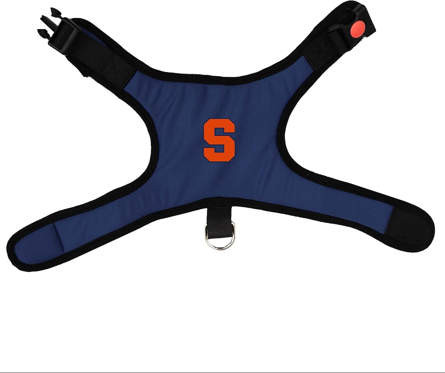 Syracuse Orange Dog Cat Vest Harness Premium Padded with Safety Lock (Medium)